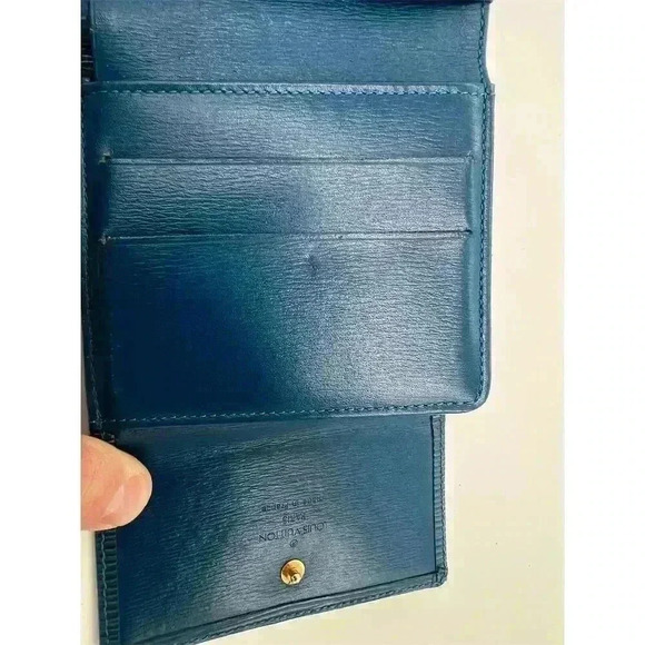 Louis Vuitton Unisex Blue Elise Wallet with Credit Card Holder’s - Picture 13 of 14